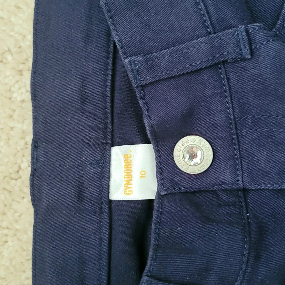 Gymboree Dark Blue CAPRI Pants SIZE 10 - navy ○•°